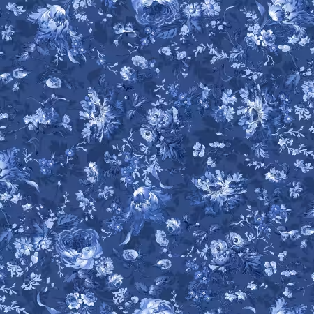 Blue Belle Navy Large Floral