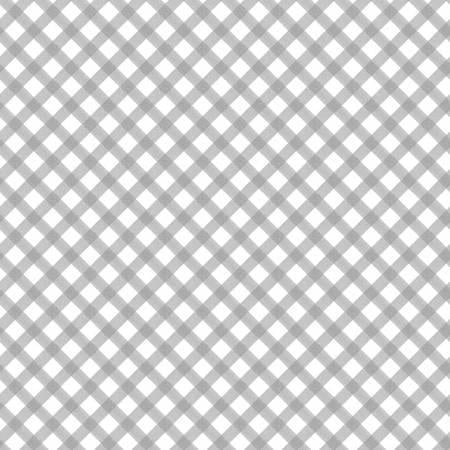 Fresh Picked Lemons Grey Diagonal Plaid