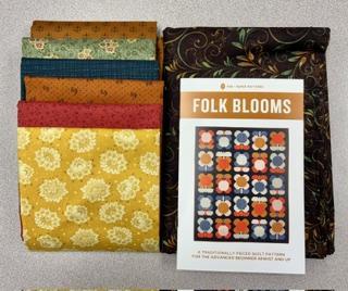 Folk Blooms Quilt Kit