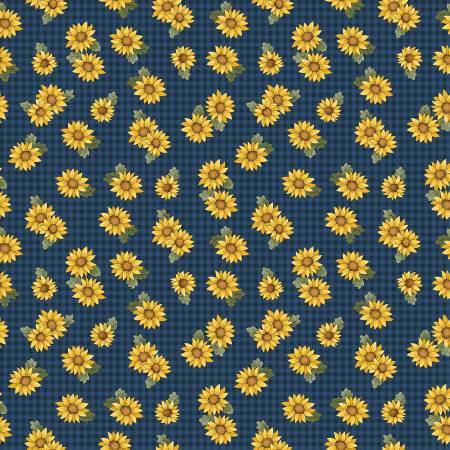 Heartland Dark Blue Field Sunflowers