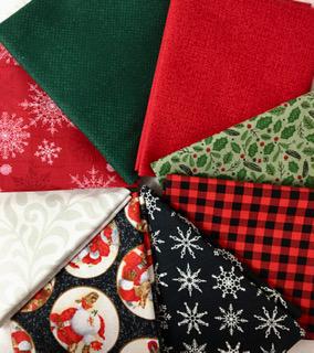 Christmas Fat Quarter Bundle of 8