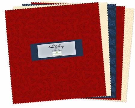 Essential Gems Old Glory 42pcs, 10" Squares