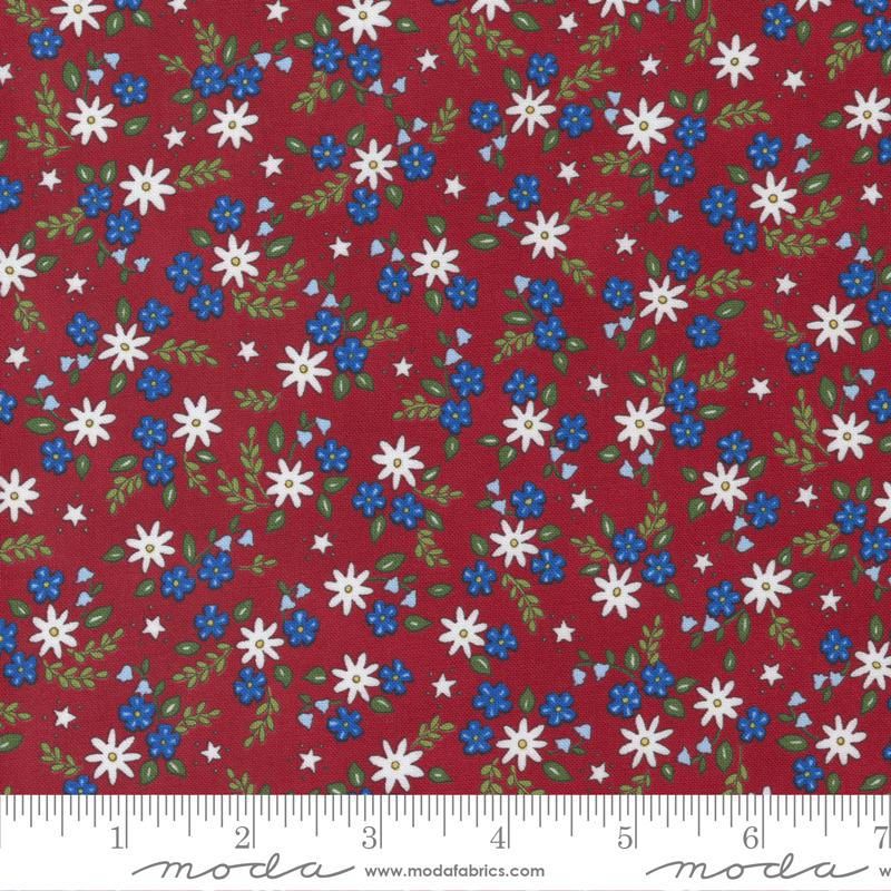 All American Red Floral