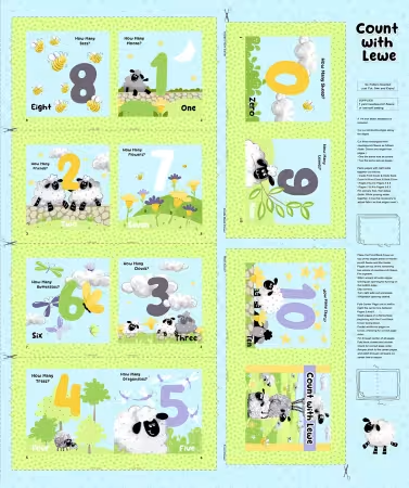 Light Blue Lewe the Ewe 36" Storybook