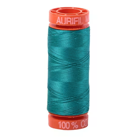 Mako Cotton Embroidery Thread 50wt 220yds Jade