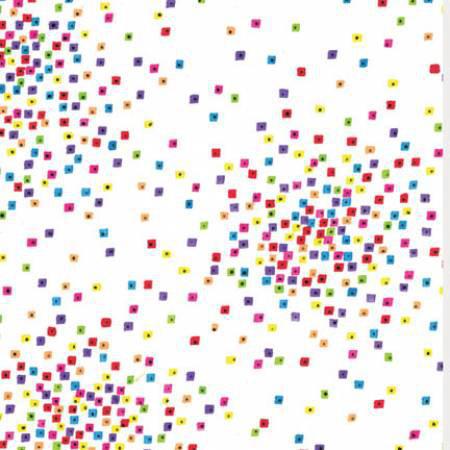 Confetti - Multi White