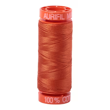 Mako Cotton Embroidery Thread 50wt 220yds Rusty Orange