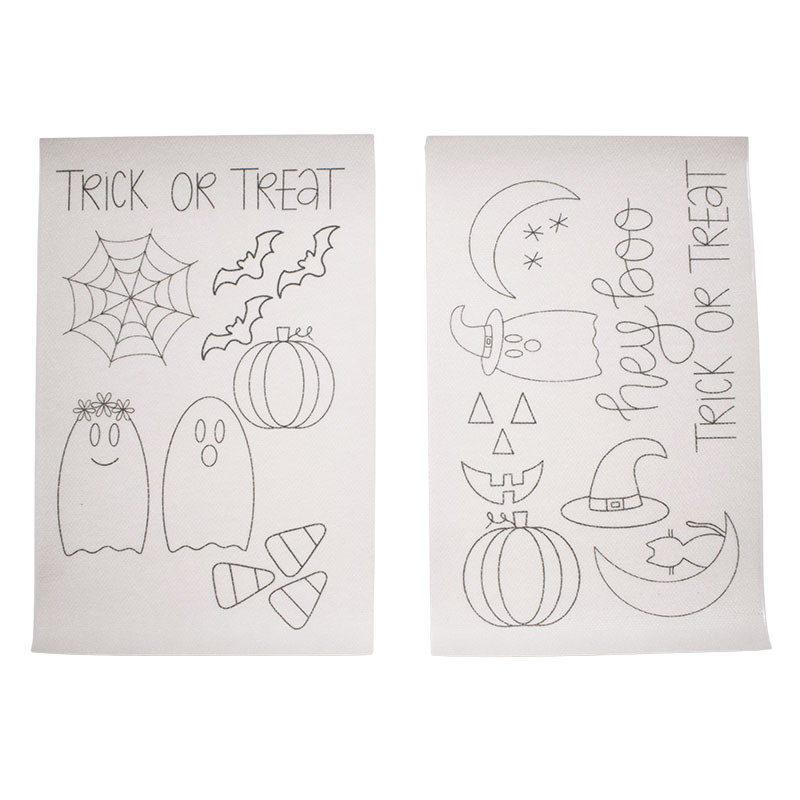 Spooky - Stick ‘n Stitch Transfers + Thread