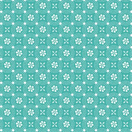 Kimberbell Basics Teal Dotted Circles