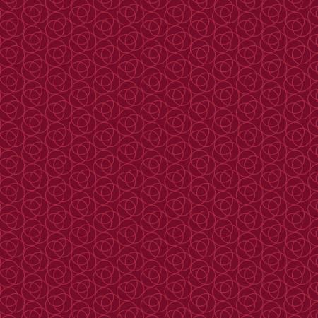 Whimsy II - Overlapping Rings Dark Red