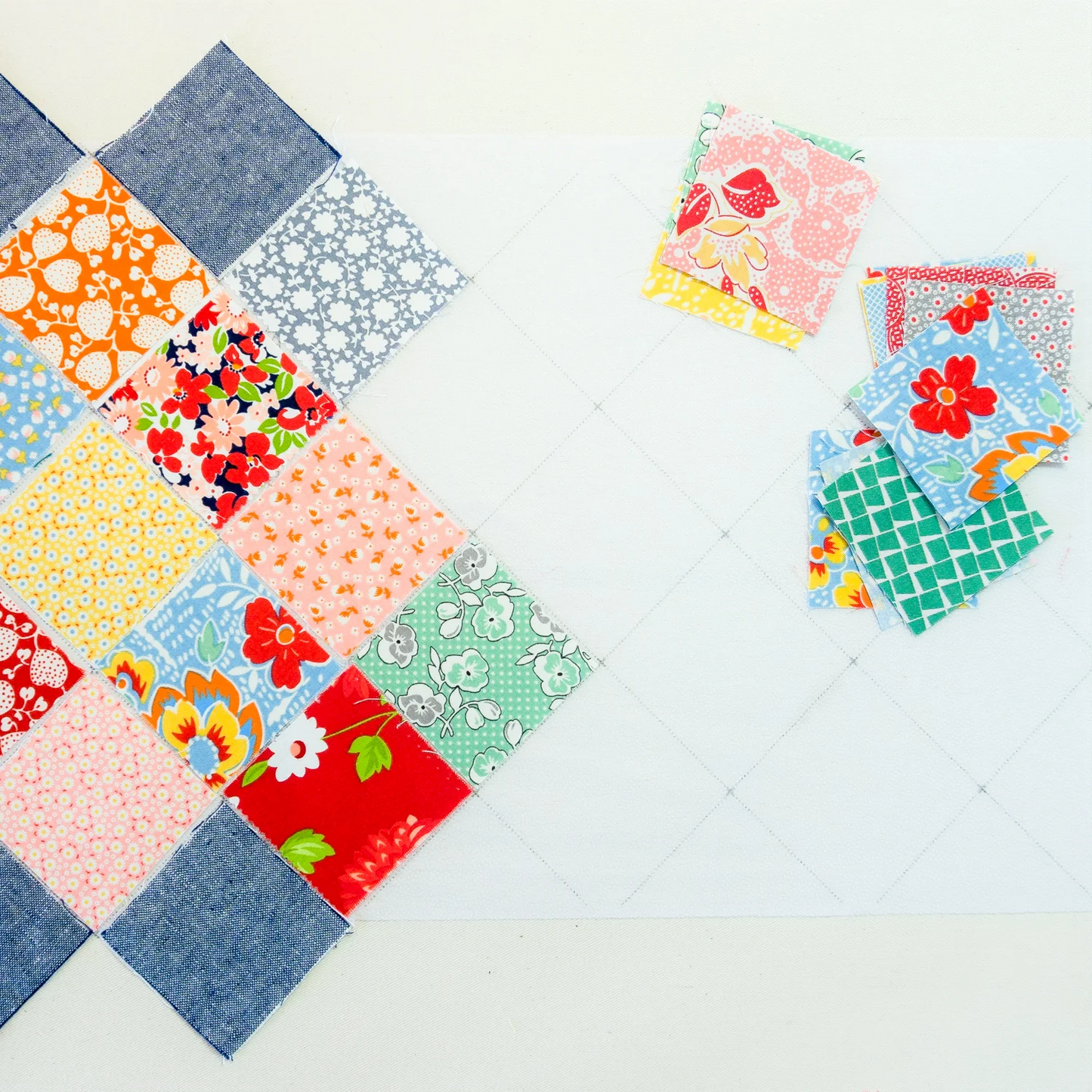 EasyPiecing Grid 2" On-Point Panels