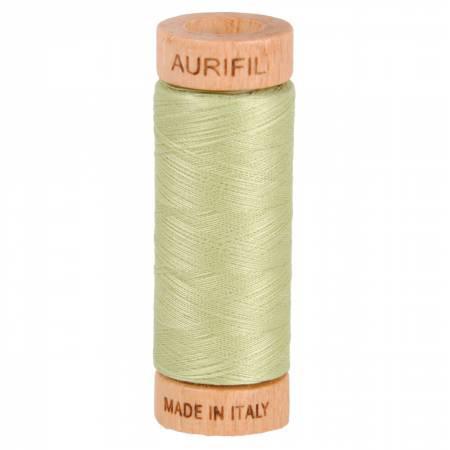 Aurifil Mako Cotton Thread Solid 80wt 300yds Light Avacado