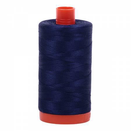 Aurifil Mako Cotton Thread Solid 50wt 1422yds Midnight
