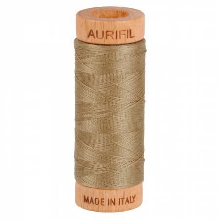 Aurifil Mako Cotton Thread Solid 80wt 300yds Sandstone