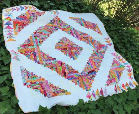 Log Cabin Bouquet Quilt Pattern