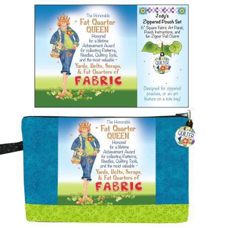 Fat Quarter Queen Zipper Pouch