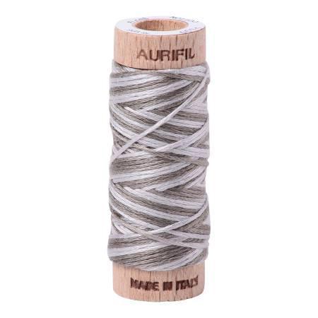 Aurifil Floss Cotton 6-Strand 18yd Variegated Silver Fox