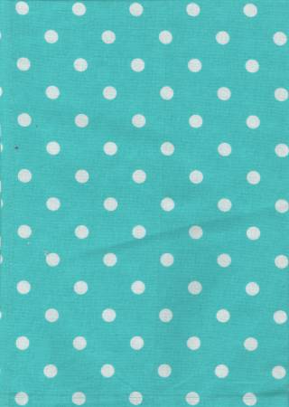 Tea Towel - Teal Polka Dot