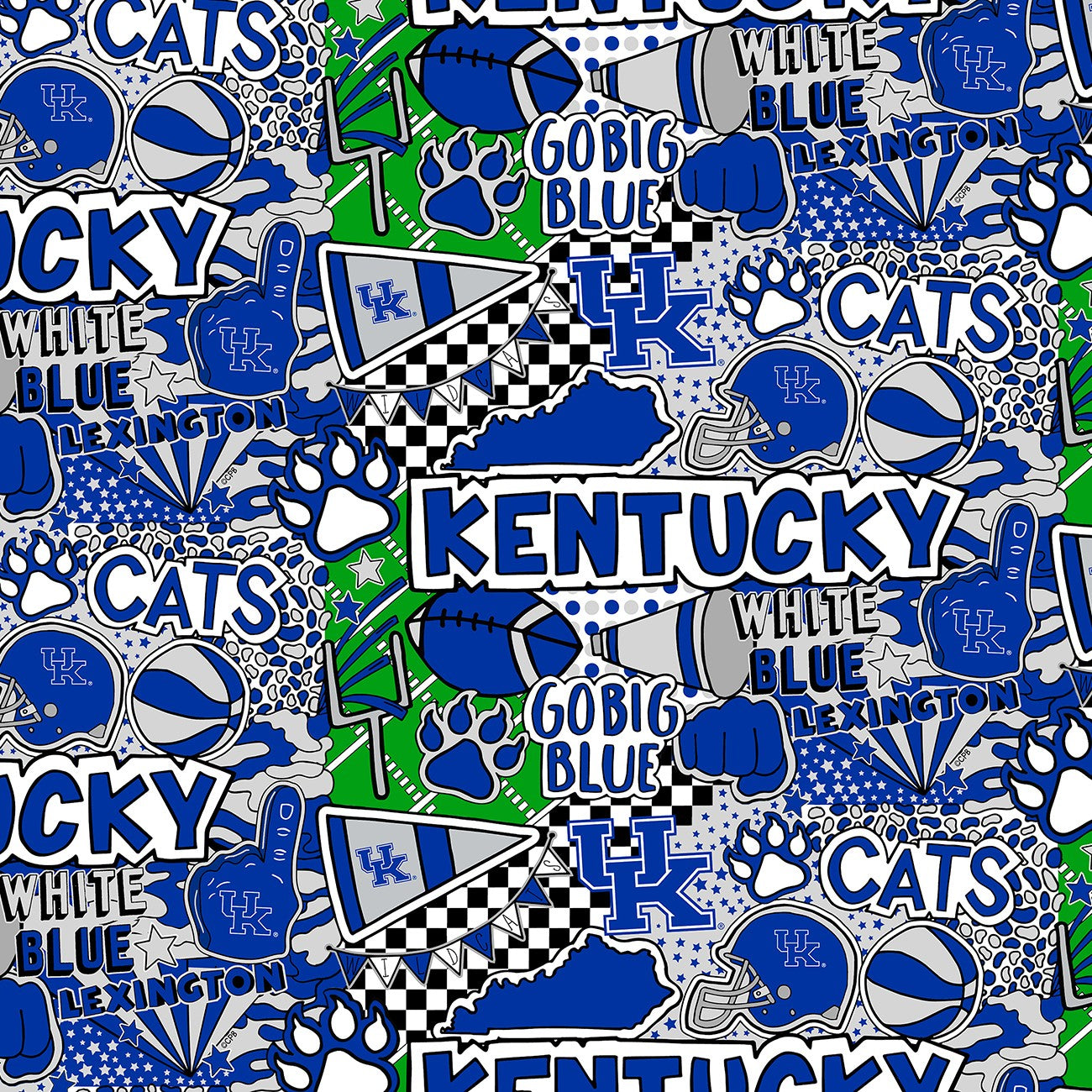 NCAA University of Kentucky Pop Art