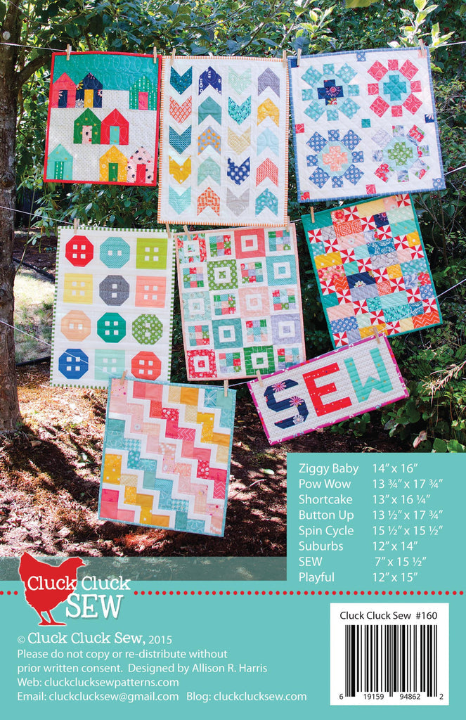 Mini Quilts By Cluck Cluck Sew