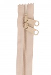 30" Dbl Zipper Natural