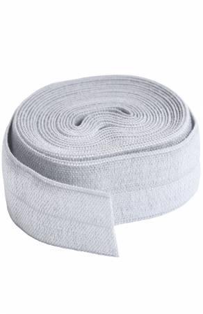 Fold Over Elastic Pewter