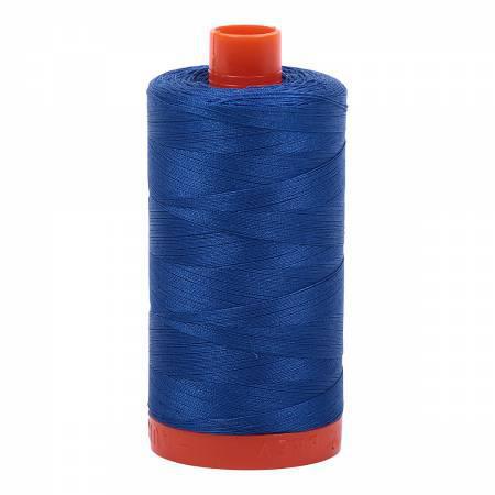 Aurifil Mako Cotton Thread Solid 50wt 1422yds Medium Blue