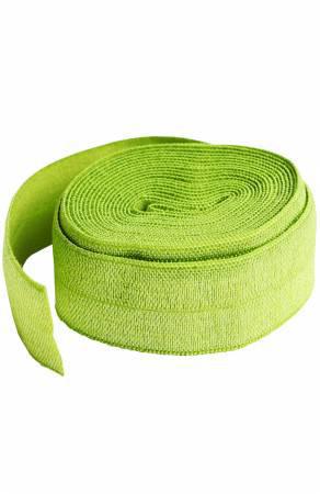 Fold Over Elastic Apple Green