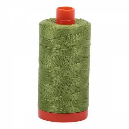 Aurifil Mako Cotton Thread Solid 50wt 1422yds Fern Green