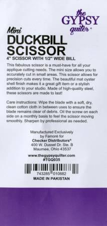 Mini Duckbill Scissor 4"