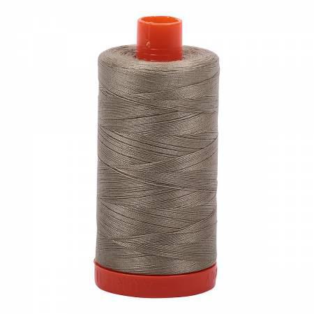 Aurifil Mako Cotton Thread Solid 50wt 1422yds Light Khaki Green
