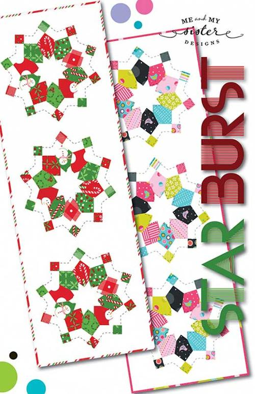 Starburst Table Runner w/Template Pattern