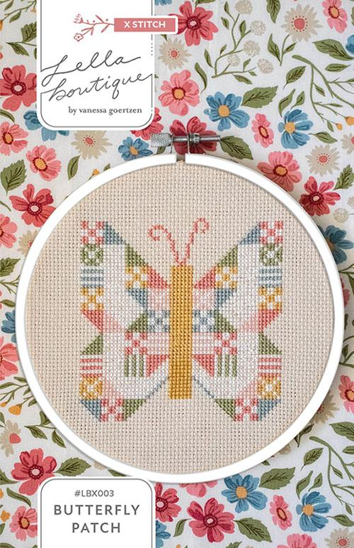 Butterfly Patch Cross Stitch Pattern
