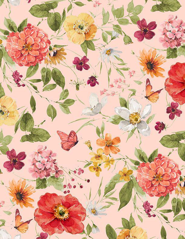 Blessed by Nature Medium Florals Peach
