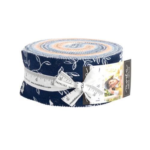 Denim Daisies Jelly Roll