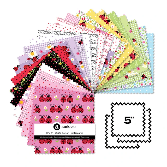 Little Ladies 5" Square Charm Pack