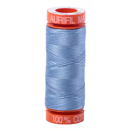 Mako Cotton Embroidery Thread 50wt 220yds Light Delft Blue