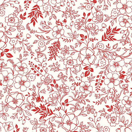 Star Spangled Beauty Toile Red