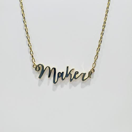 Maker Gold Necklace