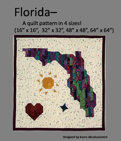 Florida State Quilt Pattern