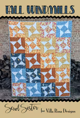 Fall Windmills Quilt Pattern