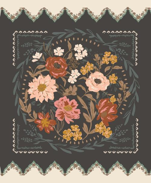 Foraged Found and Hand Me Down Panel 36"