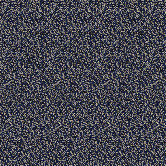 Paula's New Companions - Flower Vine Navy