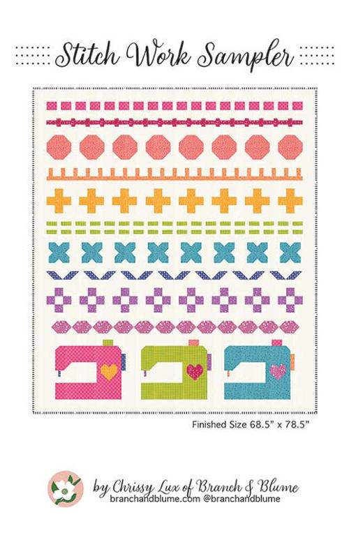 Stitch Work Sampler Quilt Pattern