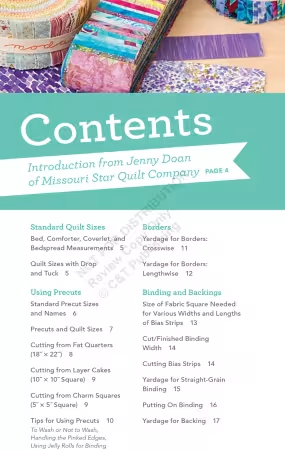 Quilters Precut Companion