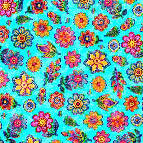 Jubilee Ditsy Turquoise