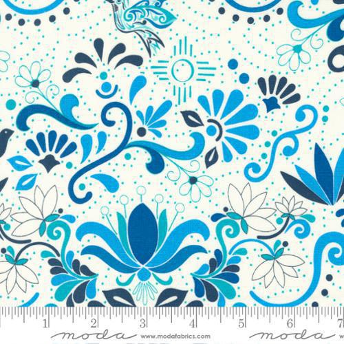 Land Enchantment Hacienda Blue Talavera Florals