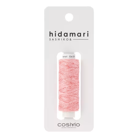 Cosmo Hidamari Sashiko Variegated Thread 30 Meters - Strawberry Milk