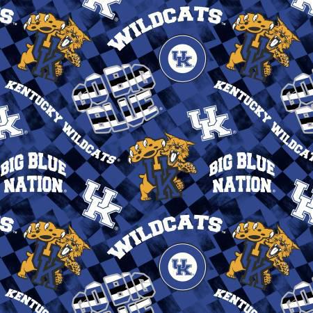 NCAA Kentucky Check Background