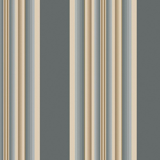 Franklin House Plate Stripe Blue